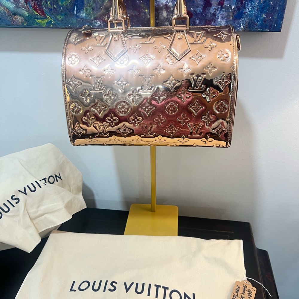Louis Vuitton speedy Bandouliere 25 in copper monogram Mirior RGH new - Picture 4 of 10
